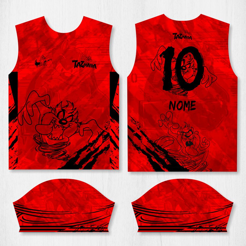 Arte para Camisa Interclasse Taz Mania - modelo-26A047