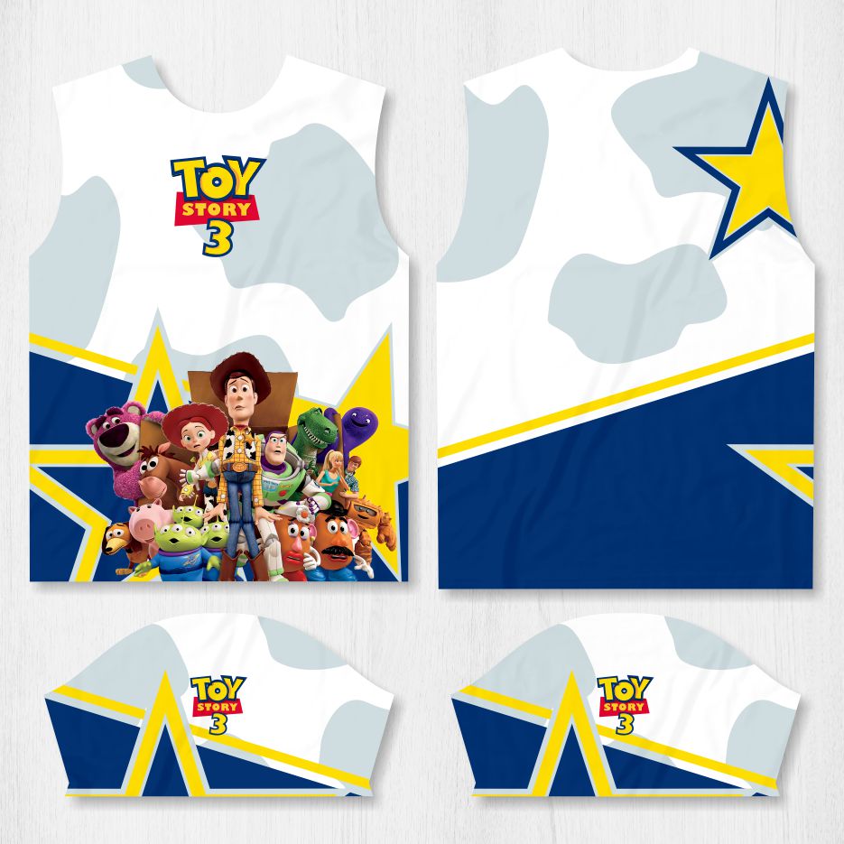 Arte para Camisa Interclasse Toy Story - modelo-26A095