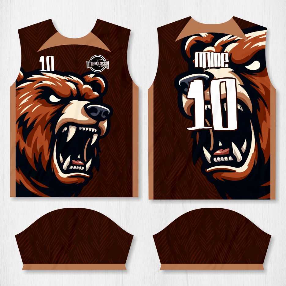 Arte para Camisa Interclasse Urso - modelo-26A107