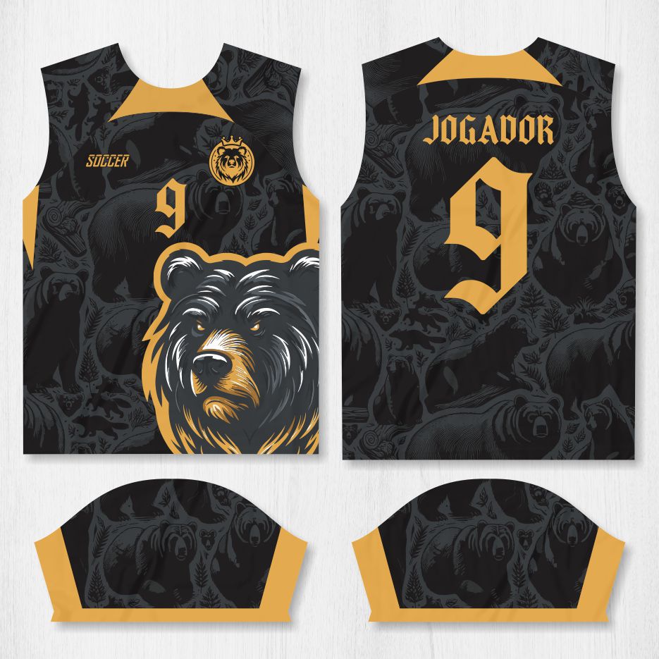 Arte para Camisa Interclasse Urso – modelo-26B067
