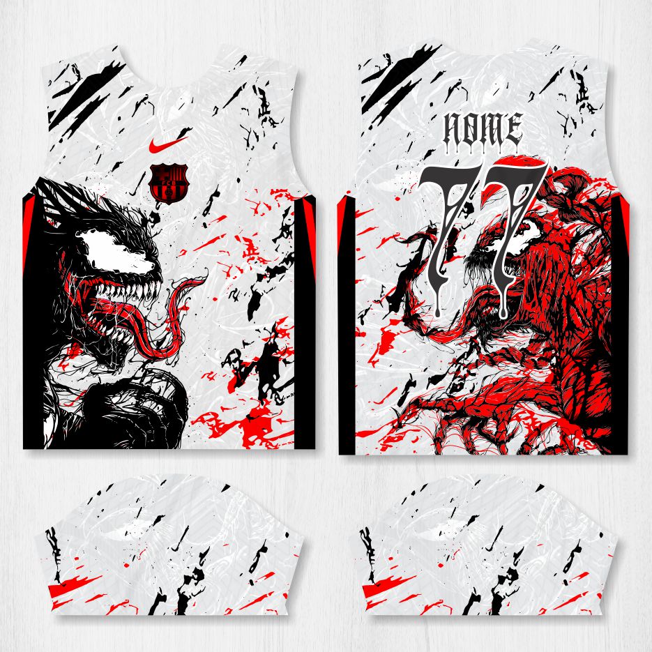 Arte para Camisa Interclasse Venom - modelo-26A068